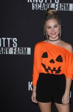 BREC BASSINGER at Knott’s Scary Farm Celebrity Night in Buena Park 09/29/2017