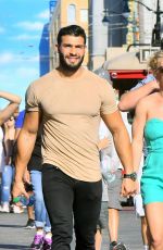 BRITNEY SPEARS Sam Asghari Out at Disneyland 09/09/2017