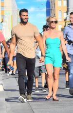 BRITNEY SPEARS Sam Asghari Out at Disneyland 09/09/2017