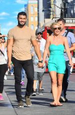 BRITNEY SPEARS Sam Asghari Out at Disneyland 09/09/2017