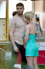 BRITNEY SPEARS Sam Asghari Out at Disneyland 09/09/2017