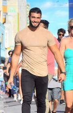 BRITNEY SPEARS Sam Asghari Out at Disneyland 09/09/2017