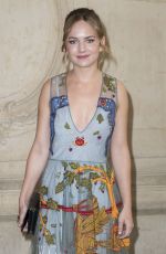 BRITT ROBERTSON at Christian Dior Fashion Show in Paris 09/26/2017