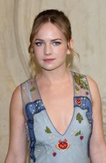 BRITT ROBERTSON at Christian Dior Fashion Show in Paris 09/26/2017