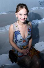 BRITT ROBERTSON at Christian Dior Fashion Show in Paris 09/26/2017