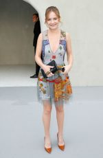 BRITT ROBERTSON at Christian Dior Fashion Show in Paris 09/26/2017