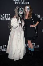 BRITT ROBERTSON at Knott’s Scary Farm Celebrity Night in Buena Park 09/29/2017