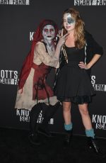 BRITT ROBERTSON at Knott’s Scary Farm Celebrity Night in Buena Park 09/29/2017