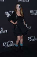 BRITT ROBERTSON at Knott’s Scary Farm Celebrity Night in Buena Park 09/29/2017