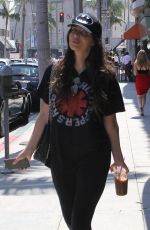 BRITTNY GASTINEAU Out for Iced Coffee in Beverly Hills 08/29/2017