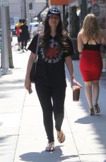 BRITTNY GASTINEAU Out for Iced Coffee in Beverly Hills 08/29/2017