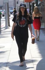 BRITTNY GASTINEAU Out for Iced Coffee in Beverly Hills 08/29/2017