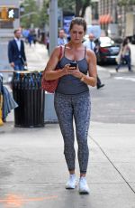 BROOKE SHIELDS Out for Breakfast in New York 09/27/2017