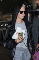 CARA DELEVINGNE at Los Angeles International Airport 09/20/2017