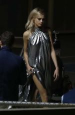 CARA DELEVINGNE on the Set of a Photoshoot in Los Angeles 09/25/2017