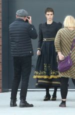 CARA DELEVINGNE on the Set of Carnival Row in Prague 09/29/2017