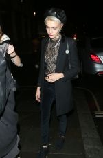 CARA DELEVINGNE Out and About in London 09/19/2017