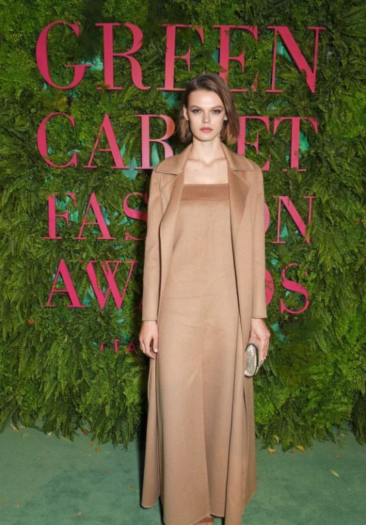 CARA TAYLOR at Green Carpet Fashion Awards in Milan 09/24/2017