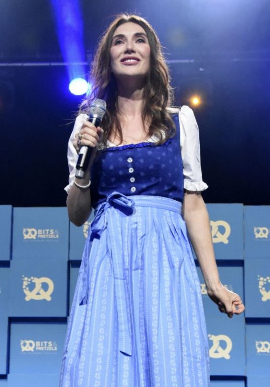 CARICE VAN HOUTEN at Bits & Pretzels Founders Festival in Munich 09/25/2017