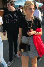 CAROLINE DAUR and SONIA BEN AMMAR at a Flea Market in Hollywood 07/30/2017