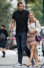 CAROLINE WOZNIACKI Out and About in New York 08/31/2017