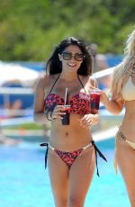 CASEY BATCHELOR and FRANKE ESSEX in Bikinis at a Pool in Spain 09/12/2017