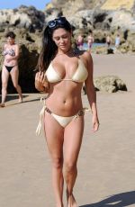 CASEY BATCHELOR in Bikini at a Beach in Spain 09/09/2017