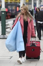 CATHERINE TYLDESLEY at Train Station in Manchester 09/04/2017