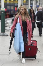 CATHERINE TYLDESLEY at Train Station in Manchester 09/04/2017