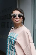 CHARLI XCX Arrives at Global Radio in London 09/04/2017