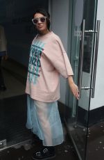 CHARLI XCX Arrives at Global Radio in London 09/04/2017