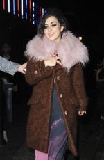 CHARLI XCX at Love Magazine x Miu Miu Party at London Fashion Week 09/18/2017