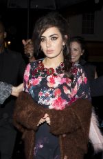 CHARLI XCX at Love Magazine x Miu Miu Party at London Fashion Week 09/18/2017
