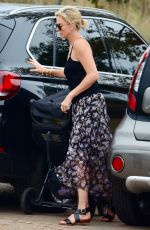 CHARLIZE THERON Leaves Chilli Cook-off Event in Malibu 09/04/2017