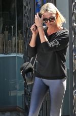 CHARLIZE THERON Leaves Nine Zero One Salon in West Hollywood 09/29/2017