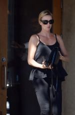 CHARLIZE THERON Out and About in Los Angeles 09/25/2017