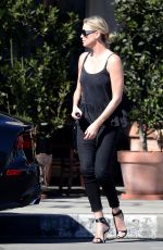 CHARLIZE THERON Out and About in Los Angeles 09/25/2017