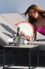 CHARLOTTE DAWSON in Swimsuit on the Set of a Photoshoot in Majorca 09/04/2017