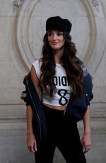 CHARLOTTE LE BON at Christian Dior Fashion Show at Paris Fashion Week 09/26/2017