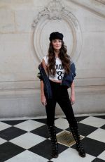 CHARLOTTE LE BON at Christian Dior Fashion Show at Paris Fashion Week 09/26/2017