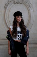 CHARLOTTE LE BON at Christian Dior Fashion Show at Paris Fashion Week 09/26/2017