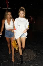 CHARLOTTE MCKINNEY Arrives at Highlight Room in Los Angeles 08/30/2017