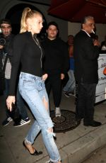 CHARLOTTE MCKINNEY in Ripped Jeans at Craig