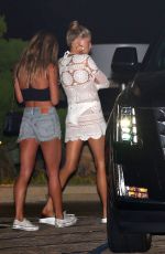 CHARLOTTE MCKINNEY Out for Dinner at Nobu in Malibu 09/04/2017