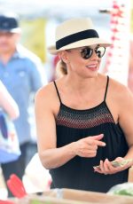 CHARLOTTE ROSS Shopping at Farmers Market in Los Angeles 09/03/2017