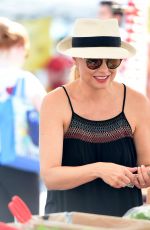 CHARLOTTE ROSS Shopping at Farmers Market in Los Angeles 09/03/2017