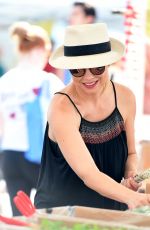 CHARLOTTE ROSS Shopping at Farmers Market in Los Angeles 09/03/2017
