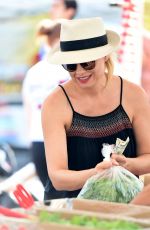 CHARLOTTE ROSS Shopping at Farmers Market in Los Angeles 09/03/2017