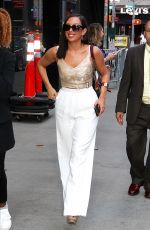 CHERYL BURKE Leaves Good Morning America in New York 09/04/2017