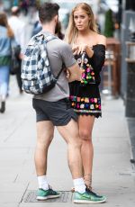 CHLOE MEADOWS Out and About in London 09/05/2017